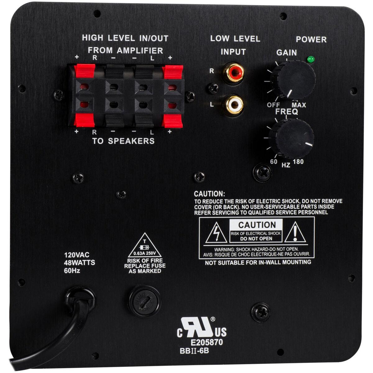 Subwoofer plate hot sale amplifier 100w